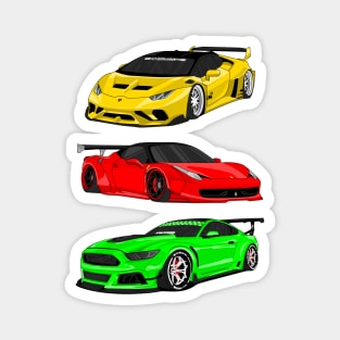 WIDE BODY CARS Magnet