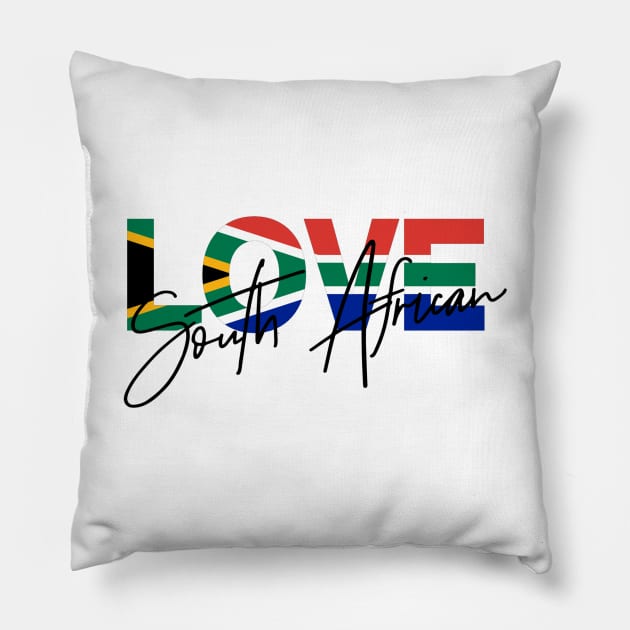 Love South African Pillow by KindlyHarlot