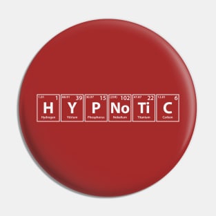 Hypnotic (H-Y-P-No-Ti-C) Periodic Elements Spelling Pin