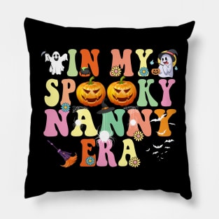 In my Spooky Nanny Era Funny Halloween Pillow