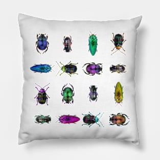 Polygross: A pattern of low poly bugs Pillow