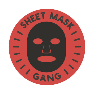 Sheet Mask Gang Red T-Shirt