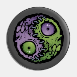 Zombie Yin-Yang Pin