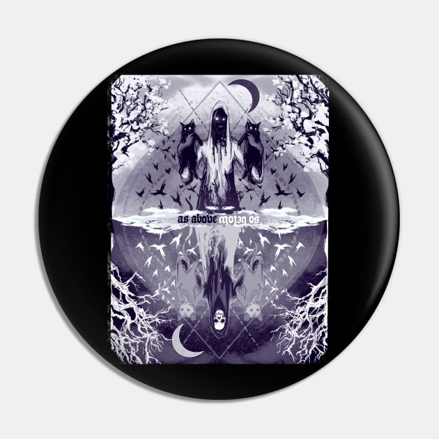 As Above So Below Pin by LVBart