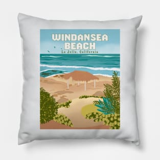 Windansea Beach Pillow