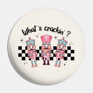 What's Crackin'? Cute Nutcracker Christmas Pin