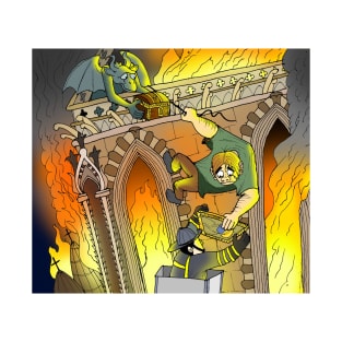 Notre Dame Burning T-Shirt