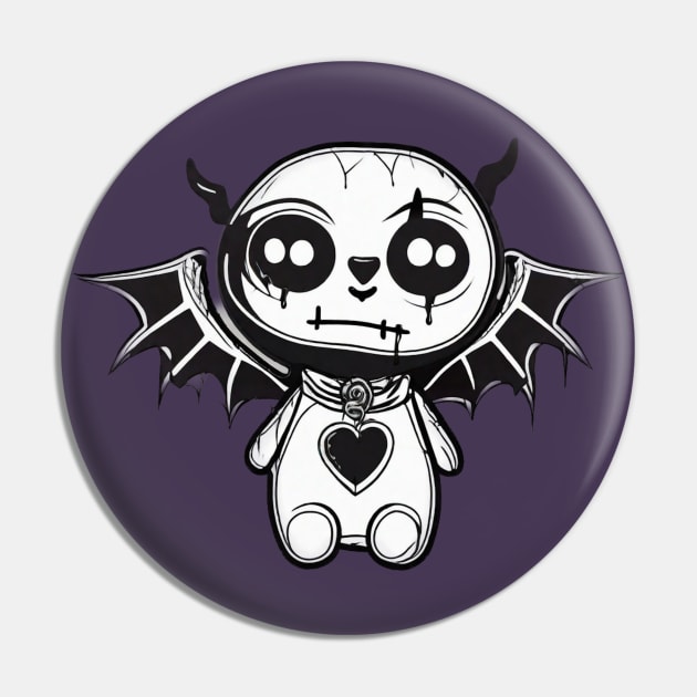 AI Art | EMO Doll Pin by Malevolent Shop