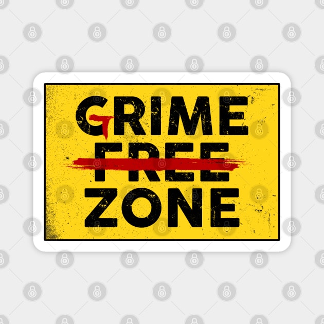 Grime Zone Magnet by Skush™