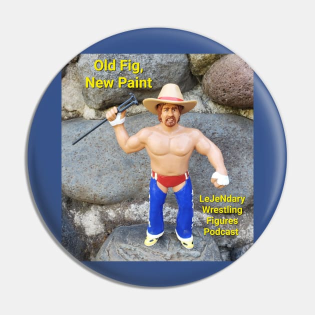 Old Fig, New Paint Iron Pin by LeJeNdary Wrestling Figures