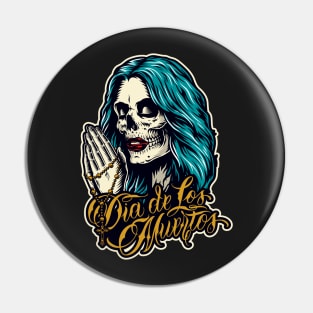 Posada Day of the Dead Outlaw, Dia De Muertas Pin