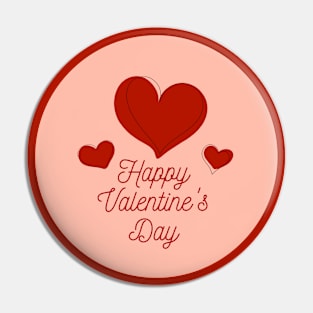Happy Valentines Day Pin
