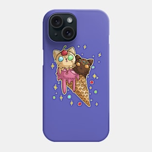 Ice Cream Kitties Phone Case