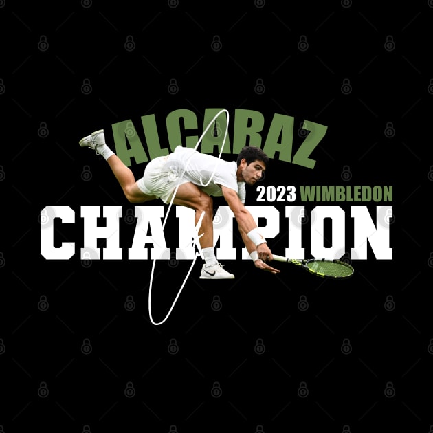 Wimbledon Champion Alcaraz by Nagorniak