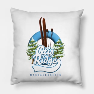 Otis Ridge Massachusetts ski logo Pillow