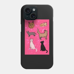 Kitty doodles Phone Case