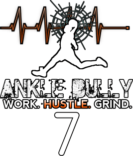 Ankle Bully - Work Hustle Grind - Basketball Player #7 Heart Beat Magnet