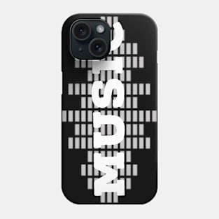 Music sound waves Phone Case