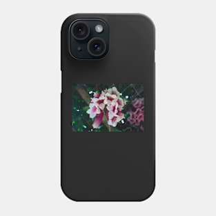 pink and white flower Phone Case