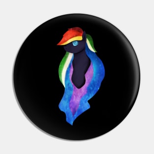 Nightmare Ponies Mane 6 - Rainbow Dash Pin