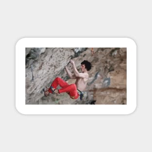 Adam Ondra Sending Painting Magnet