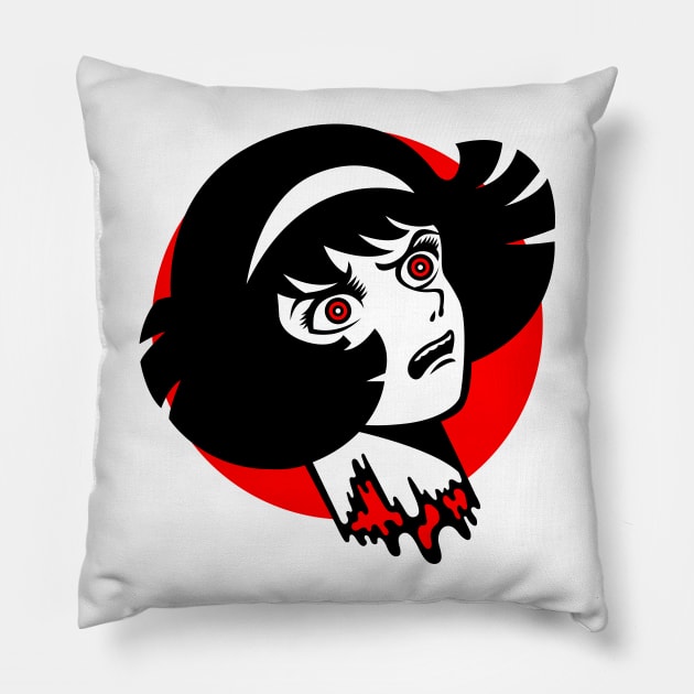 Miki The Witch v3 Pillow by demonigote