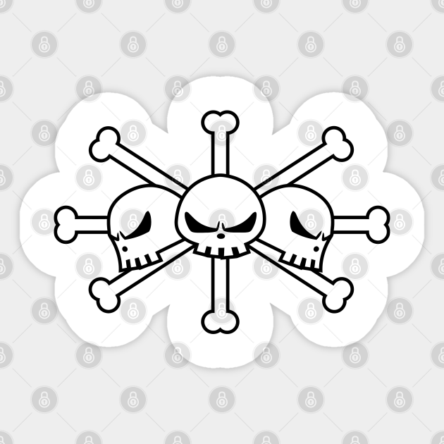Blackbeard Blackbeard Pirates Jolly Roger Aufkleber Teepublic De