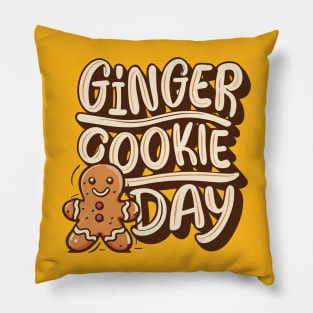 Gingerbread Cookie Day – November Pillow