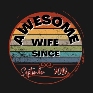 Awesome wife since T-Shirt