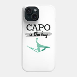 Capo is the Key Mint Green Capo Light Theme Phone Case