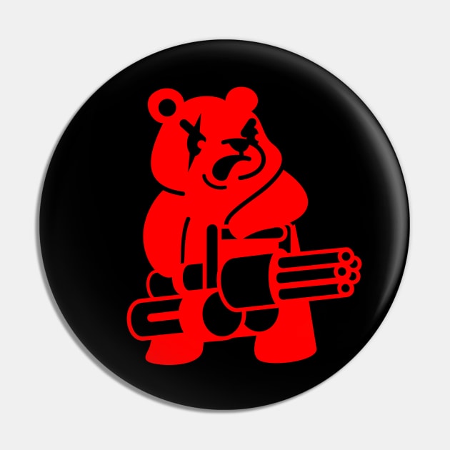 Beargeance Pin by Johnitees