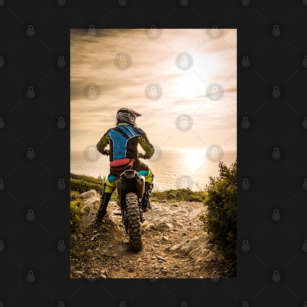 Enduro bike rider by homydesign