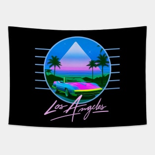 LOS ANGELES 80S RETRO STYLE Tapestry