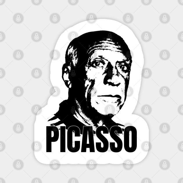 Pablo Picasso Portrait Magnet by phatvo