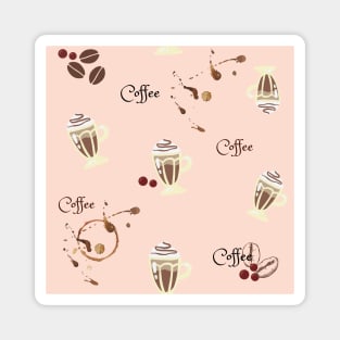 Cold Coffee Cream Love Magnet