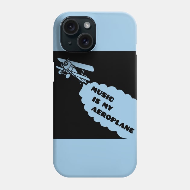 Music is my Aeroplane Phone Case by JoannaPearson