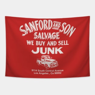 Sanford & Son We Buy & Sell Junk Distressed Tapestry