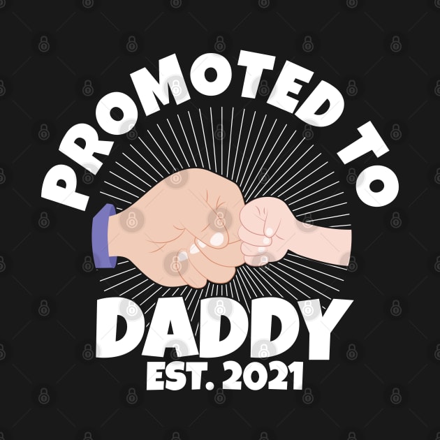 Promoted to Daddy 2021 Soon to be Grandfather Dad Baby Gift by Herotee