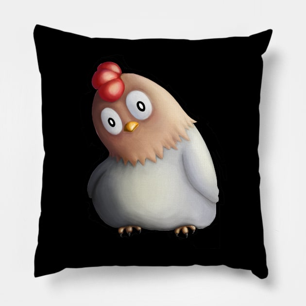 Chicky Cutie Pillow by mellipuh