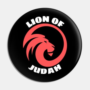 Lion Of Judah | Christian Saying Pin