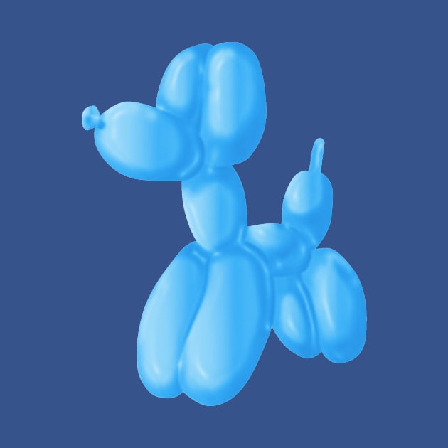 Blue Poodle by pixelvision