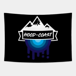 Hood To Coast White Tapestry