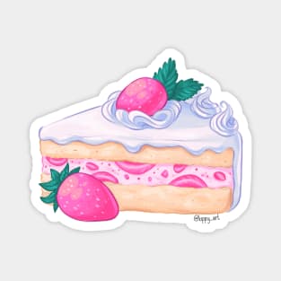 Strawberry Cake Magnet