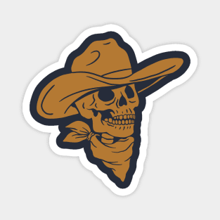 Skeleton Cowboy - Golden Version Magnet