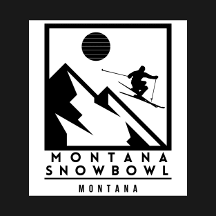 Montana Snowbowl ski Montana USA T-Shirt