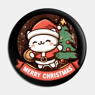 Christmas Cat Pin