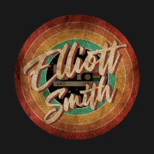 Elliott Smith Vintage Circle Art T-Shirt