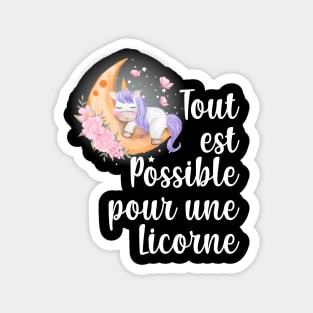 Tout est possible pour une Licorne Magnet