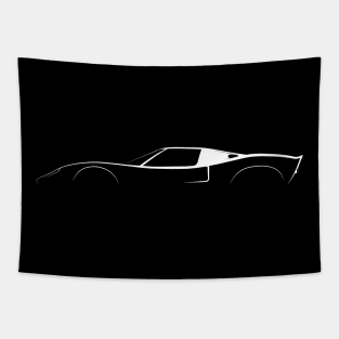 Ford GT40 Silhouette Tapestry