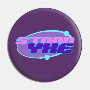 Saskatoon Stoon YXE Steampunk Vaporwave Fusion Pin